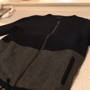 J crew zipper cardigan